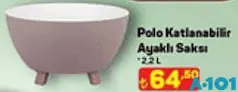 POLO KATLANABİLİR AYAKLI SAKSI 2,2 L